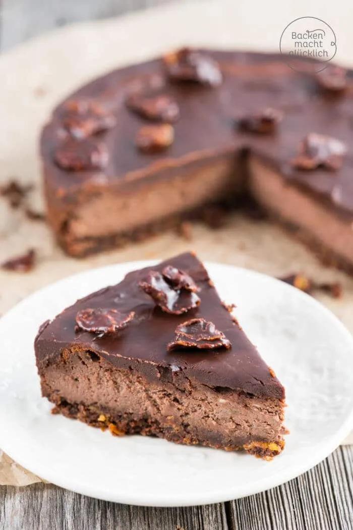 Chocolate Cheesecake (Schoko-Käsekuchen) | Backen macht glücklich