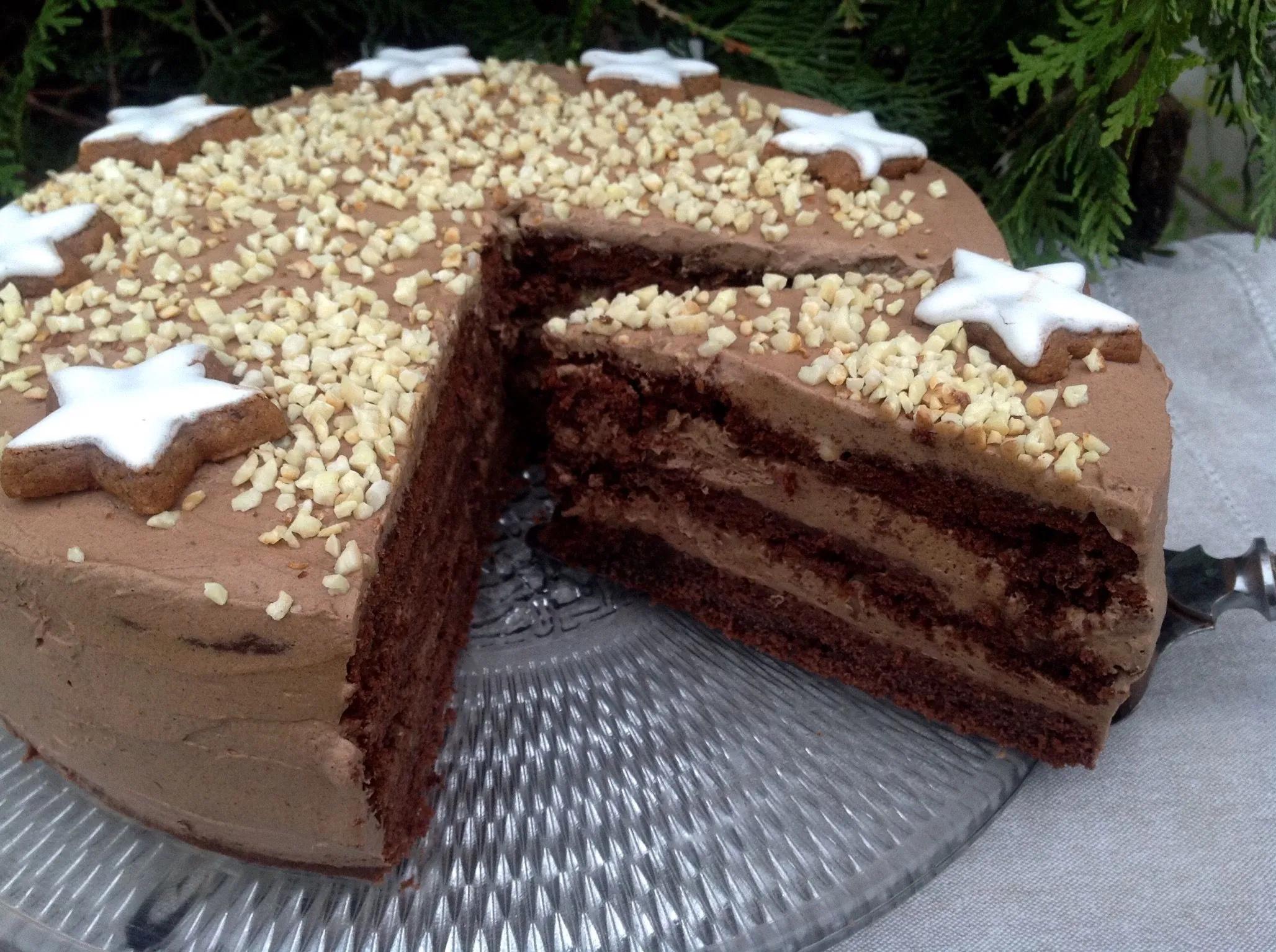 Schokoladentorte mit Mandeln, Zimt und Espresso | Schokoladen torte ...