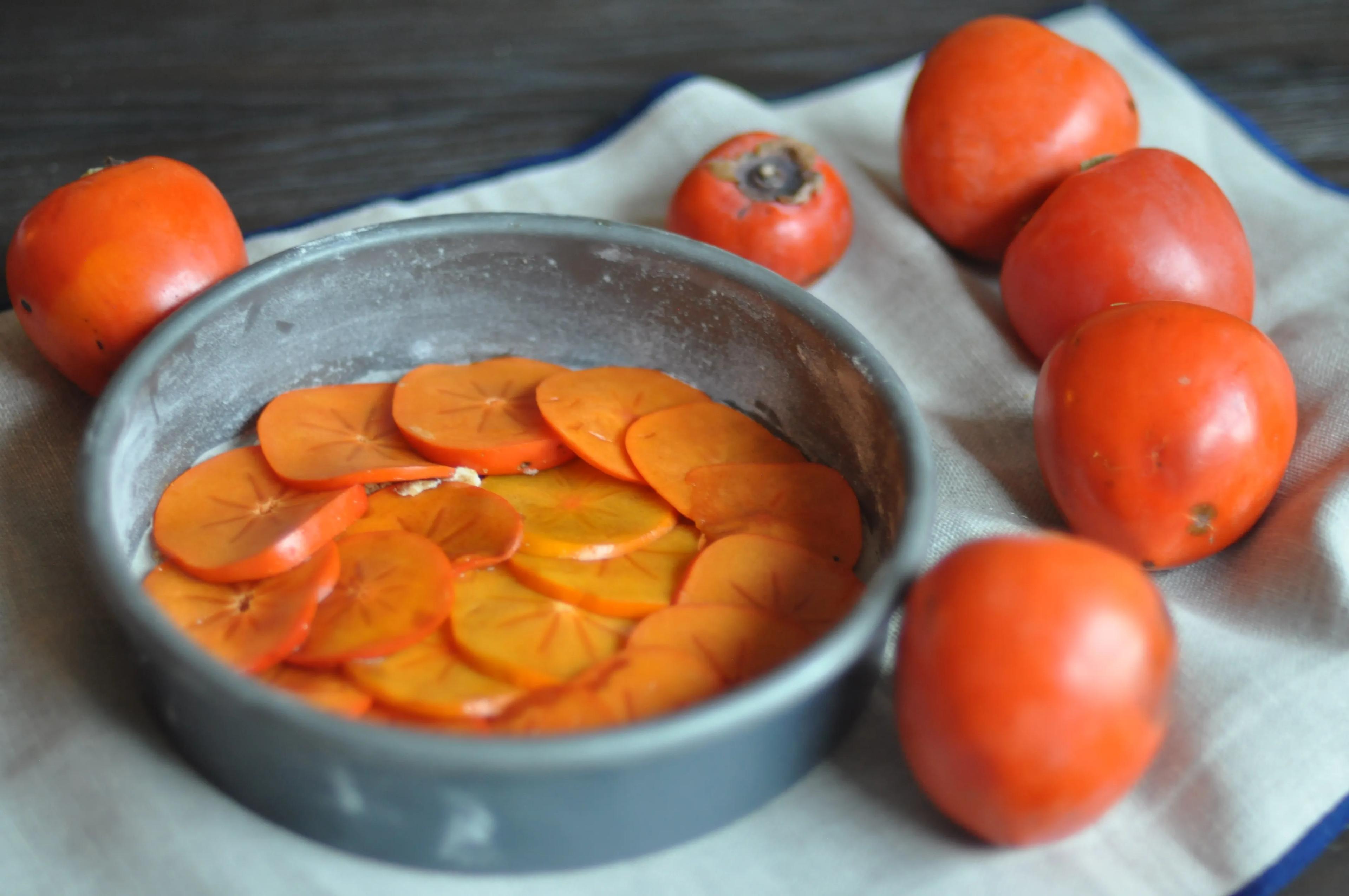 Persimmon Upside Down Spice Cake | Amy Glaze&amp;#39;s Pommes D&amp;#39;Amour