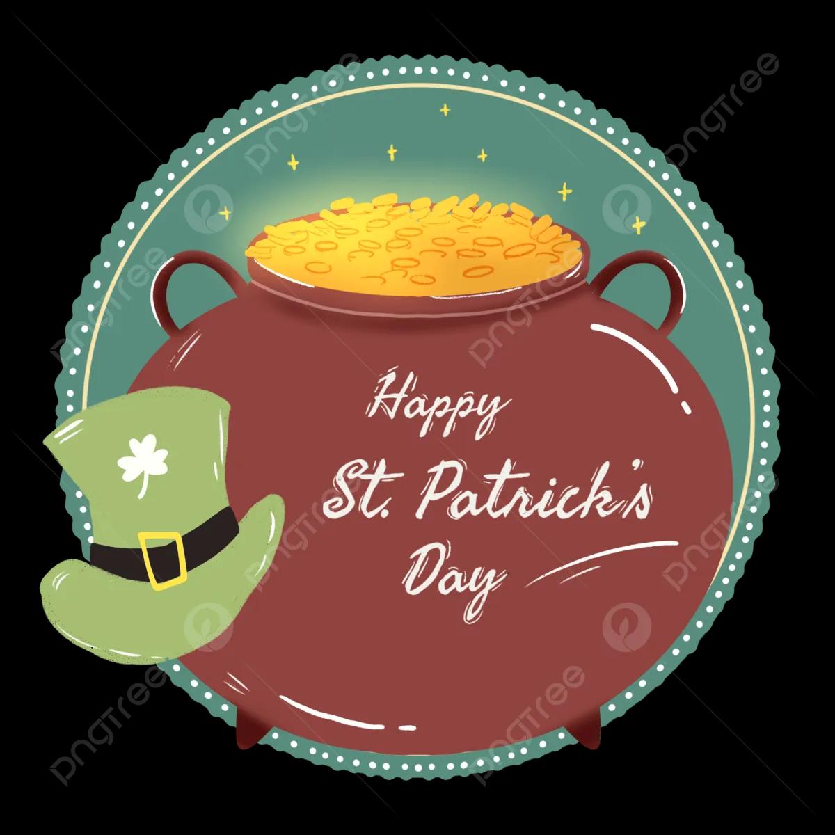 St Patrick’s Day PNG Picture, Hand Drawn Happy St Patricks Day Logo ...