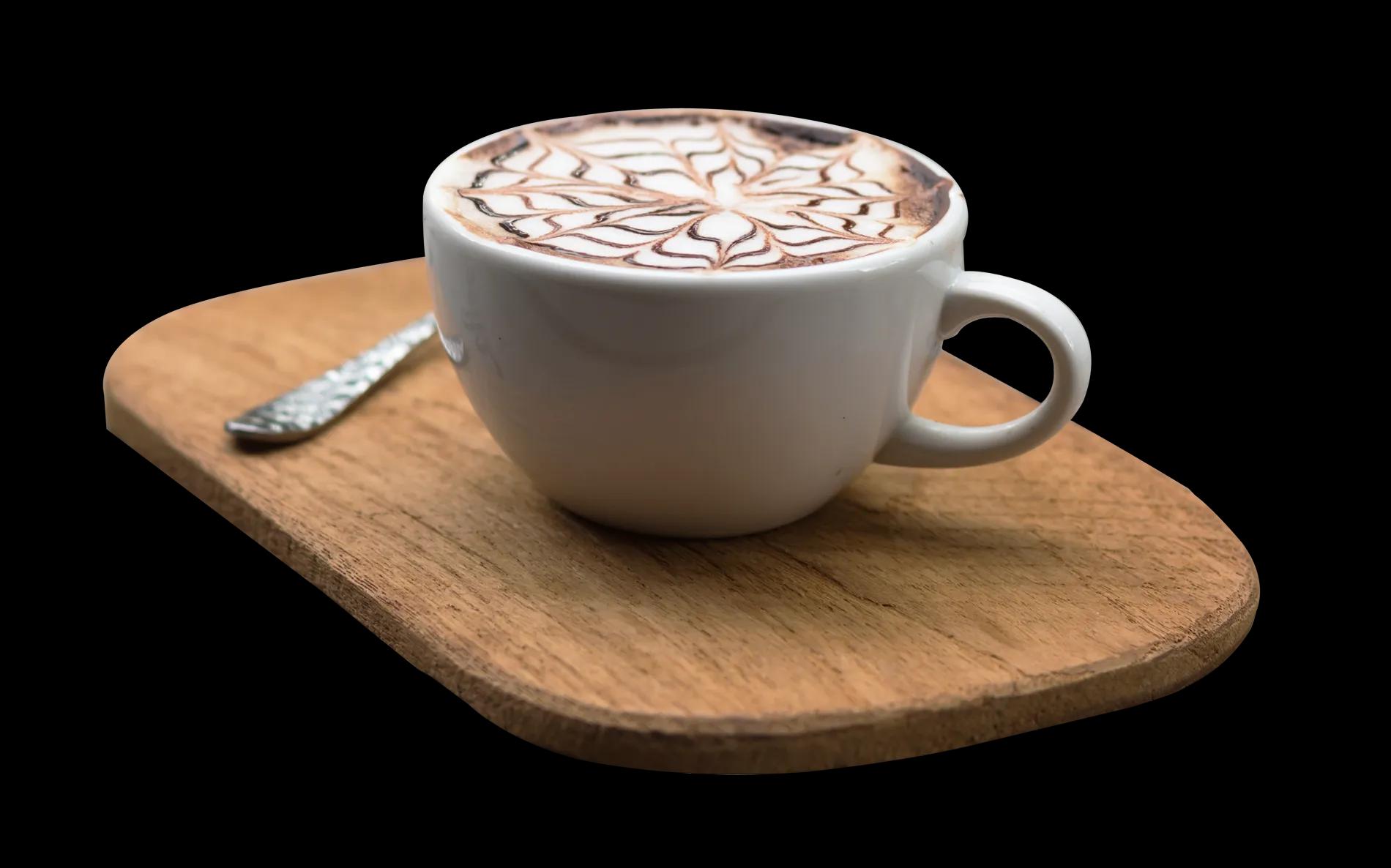 Cappuccino PNG transparent image download, size: 1900x1186px