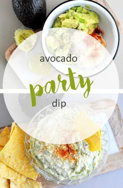 Avocado Party Dip Recipe * Game Day Food | Food, Game day food, Party ...