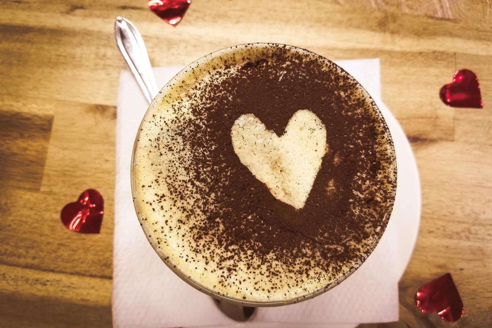 Decorated Cappuccino Free Stock Photo - Public Domain Pictures