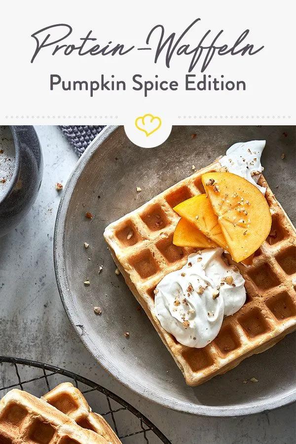 Protein-Waffeln mit Pumpkin Spice: Genuss ohne Reue | Rezept | Waffeln ...