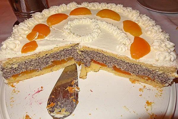 Aprikosen - Mohn - Sahne Torte von brisane | Chefkoch