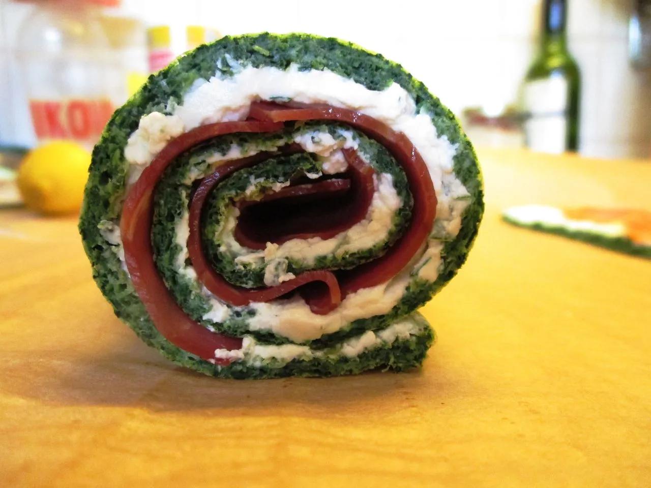 Spinat-Lachs-Roulade – Ichzeigdirwiemanskocht