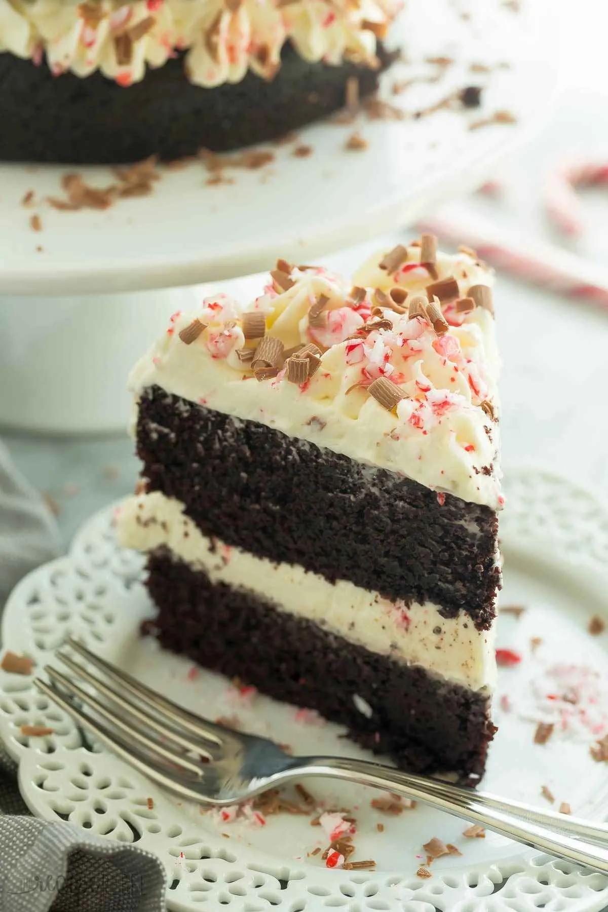 Doppelter Schokoladen-Pfefferminz-Kuchen - Rezepte De | Peppermint cake ...