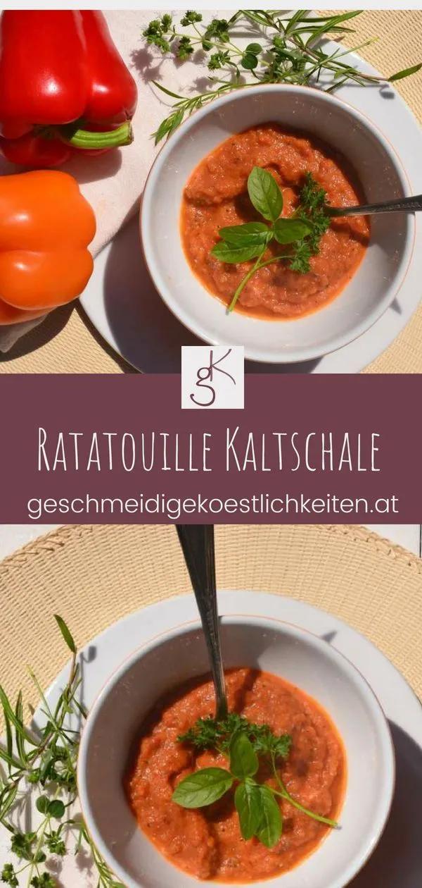 Ratatouille Kaltschale | Ratatouille, Rezepte, Lebensmittel essen