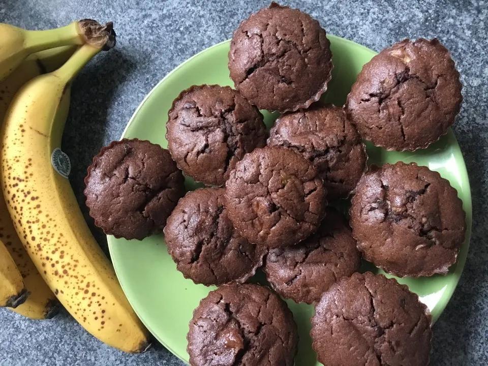 Schoko - Bananen - Muffins von Cha-Cha | Chefkoch