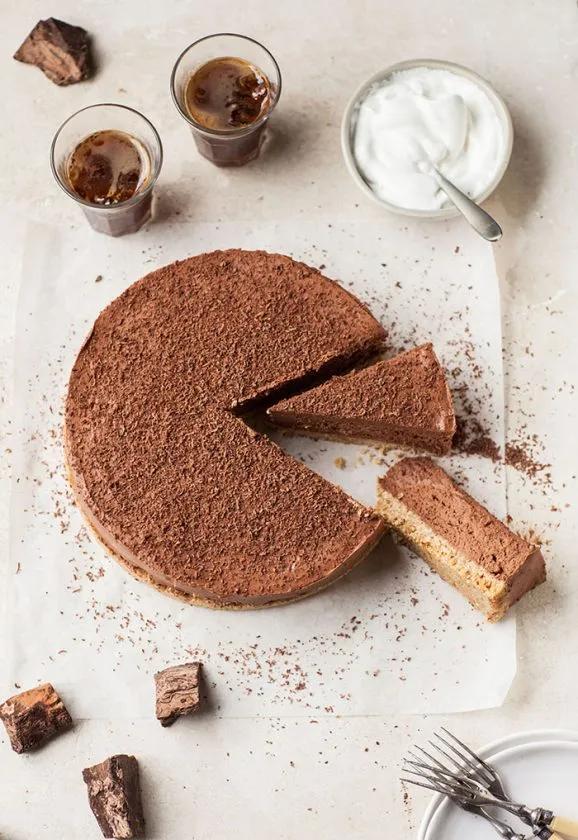 chocolate espresso cheesecake | Drizzle and Dip
