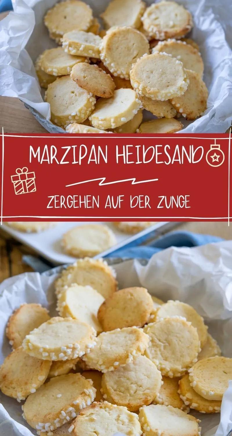 Marzipan Heidesand - Kekse, die auf der Zunge zergehen - Einfach Malene ...