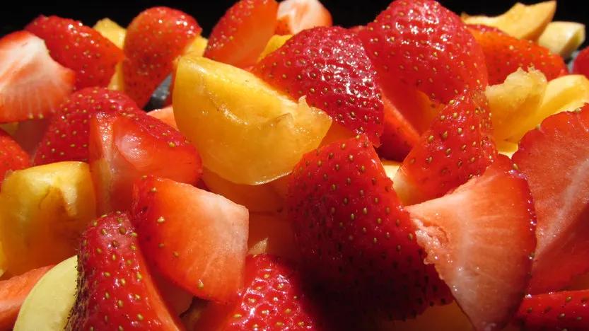 Erdbeer-Aprikosen-Konfitüre
