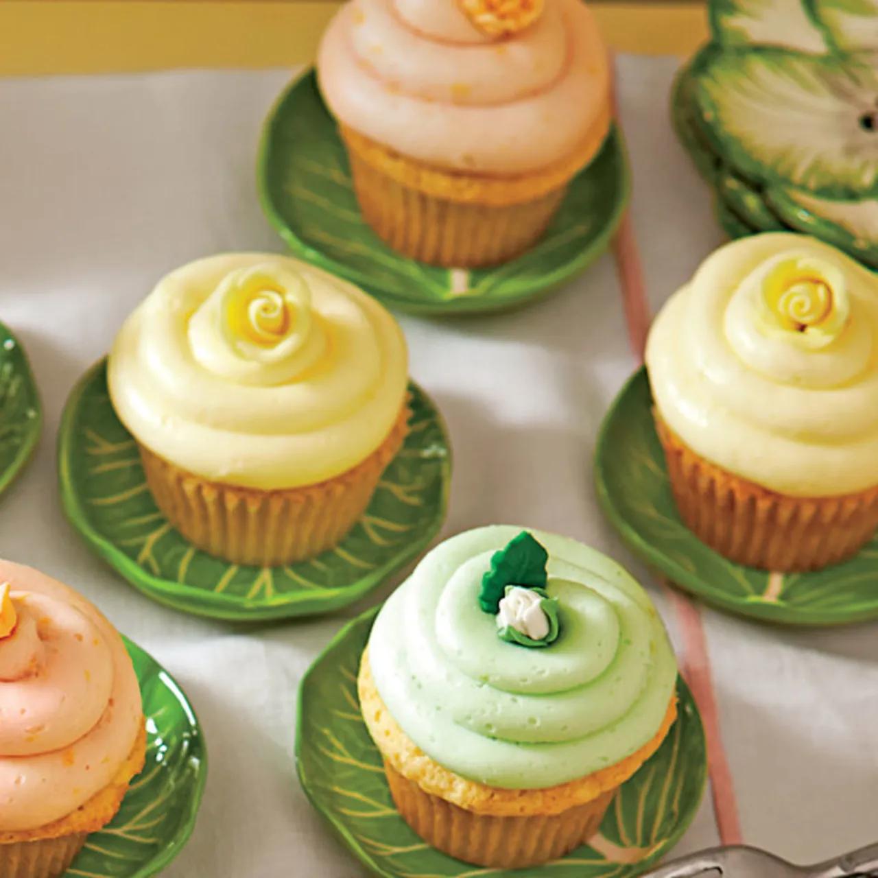 Lemon Sherbet Cupcakes with Buttercream Frosting (Pam&amp;#39;s Citrus Cupcakes)