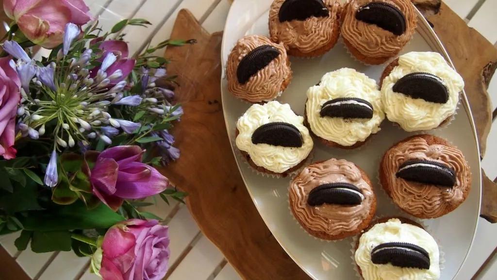 helle und dunkle Schokomousse Muffins - hellopippa