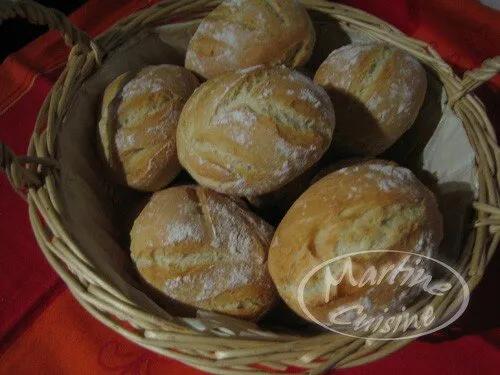 Petits pains blancs ou brötchen - Martine cuisine