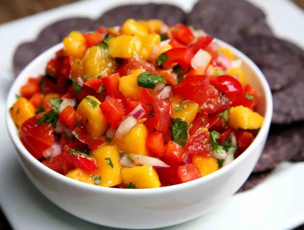 Mango Red Pepper Salsa | 30 Days of Snacks | POPSUGAR Fitness Photo 43