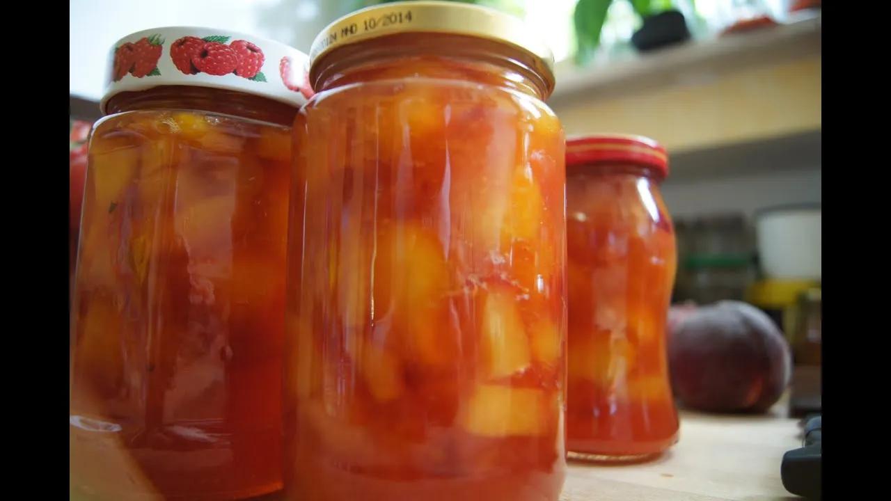 Süß-Sauer eingelegte Pfirsiche und Aprikosen - Rezept und Anleitung ...