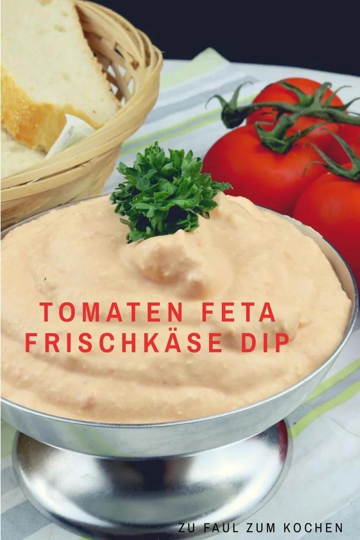 Einfach und Lecker Tomaten Feta Frischkäse Dip Pesto Dip, Feta, Crab ...