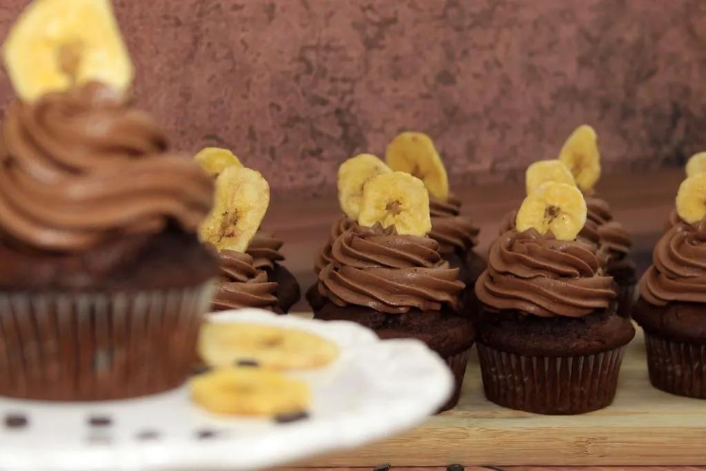 Bananen-Schoko-Cupcakes – MissBakeria