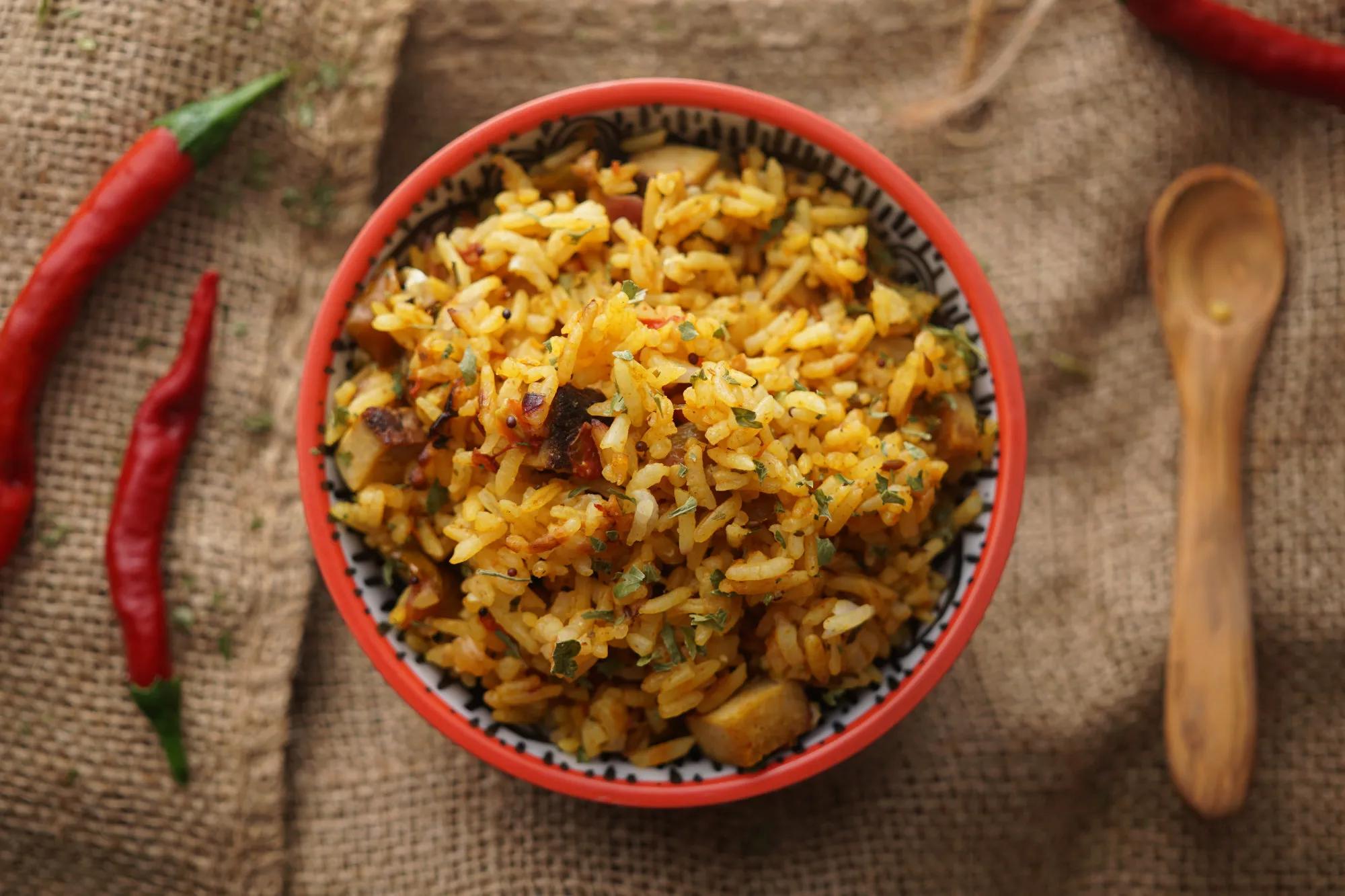 Indischer Masala Reis (15 Minuten Rezept) - Love.Food.Asia.