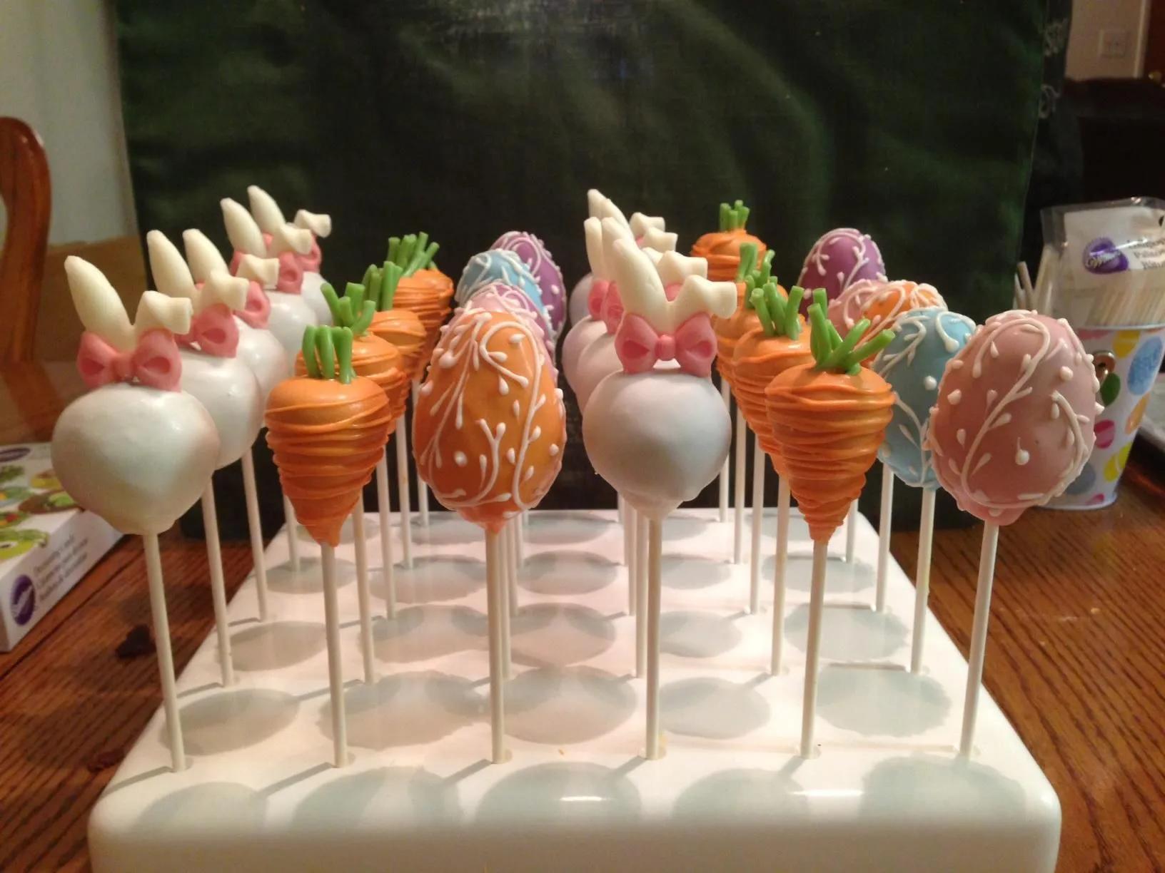 Easter themed cake pops - great idea! | Easter themed cakes, Easter ...