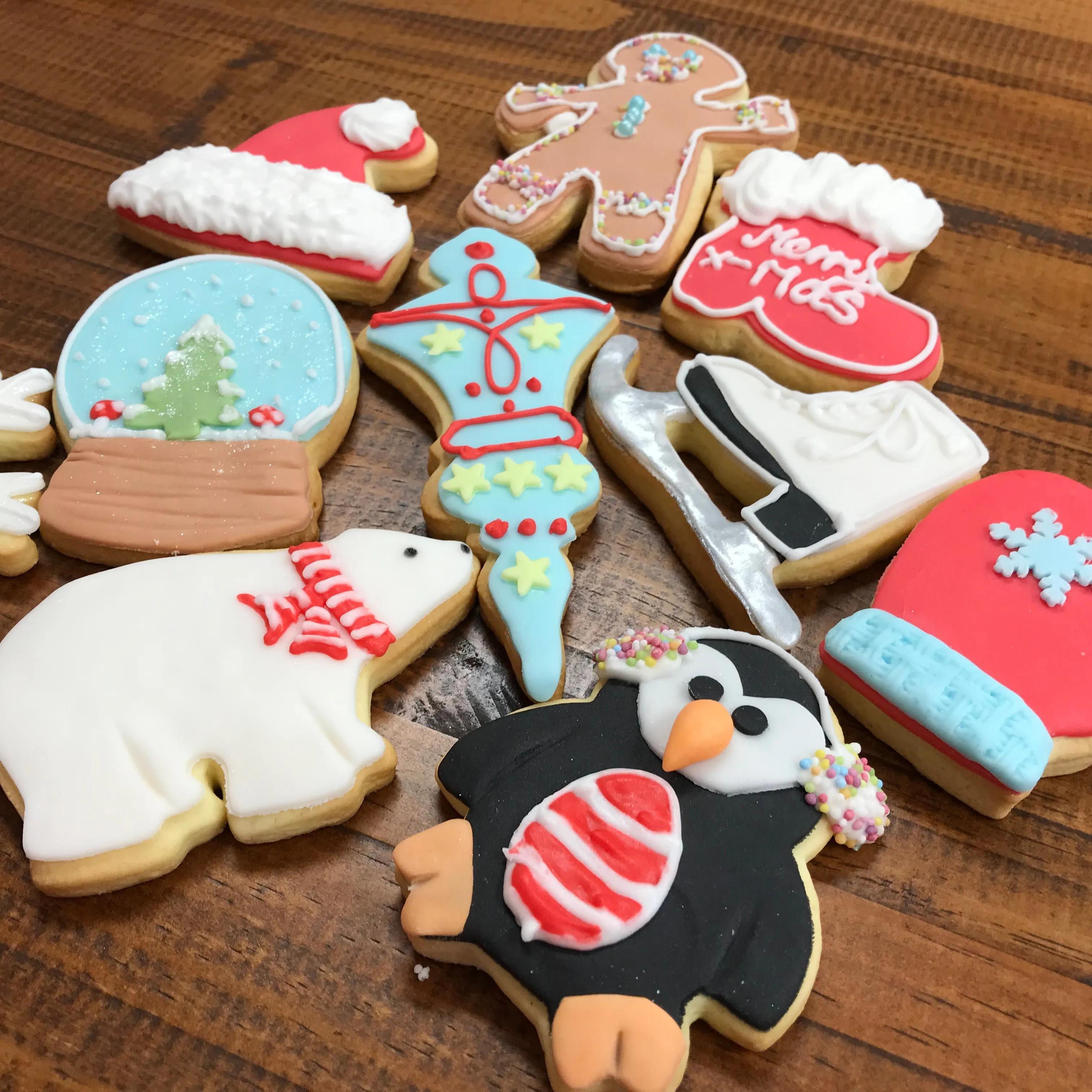 Christmas - Cookies verzieren mit Rojal - Icing ( Zuckerguss ...