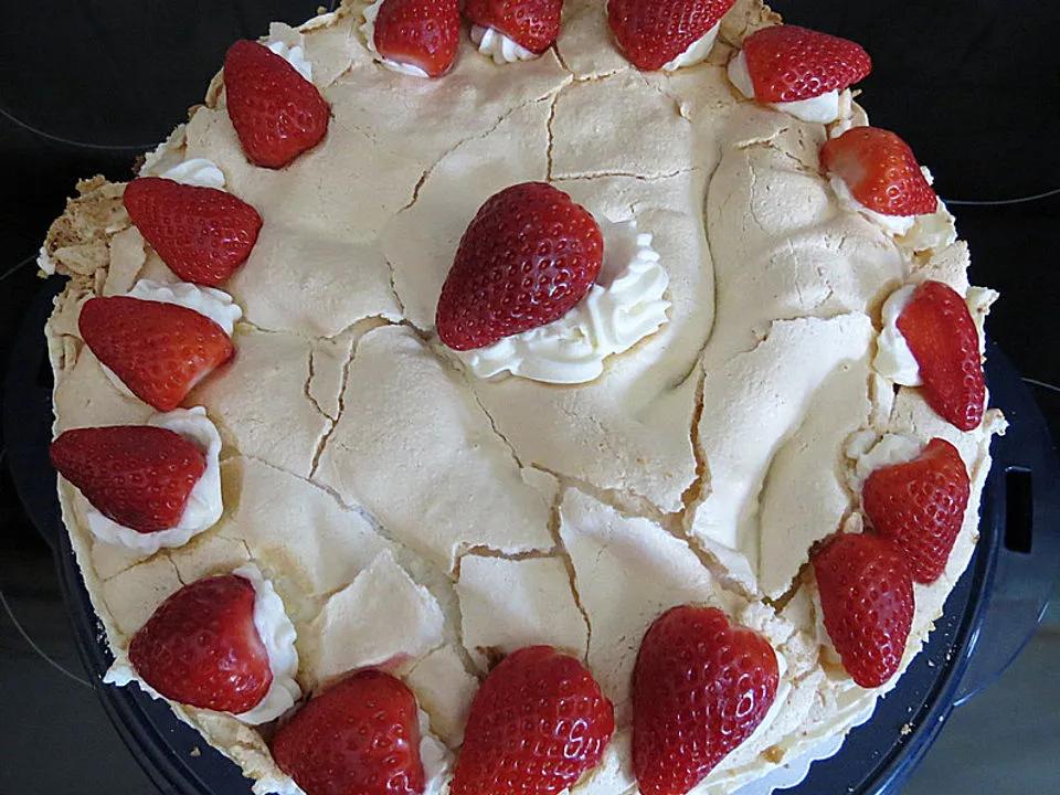 Erdbeertorte mit Baiser von ina1182| Chefkoch