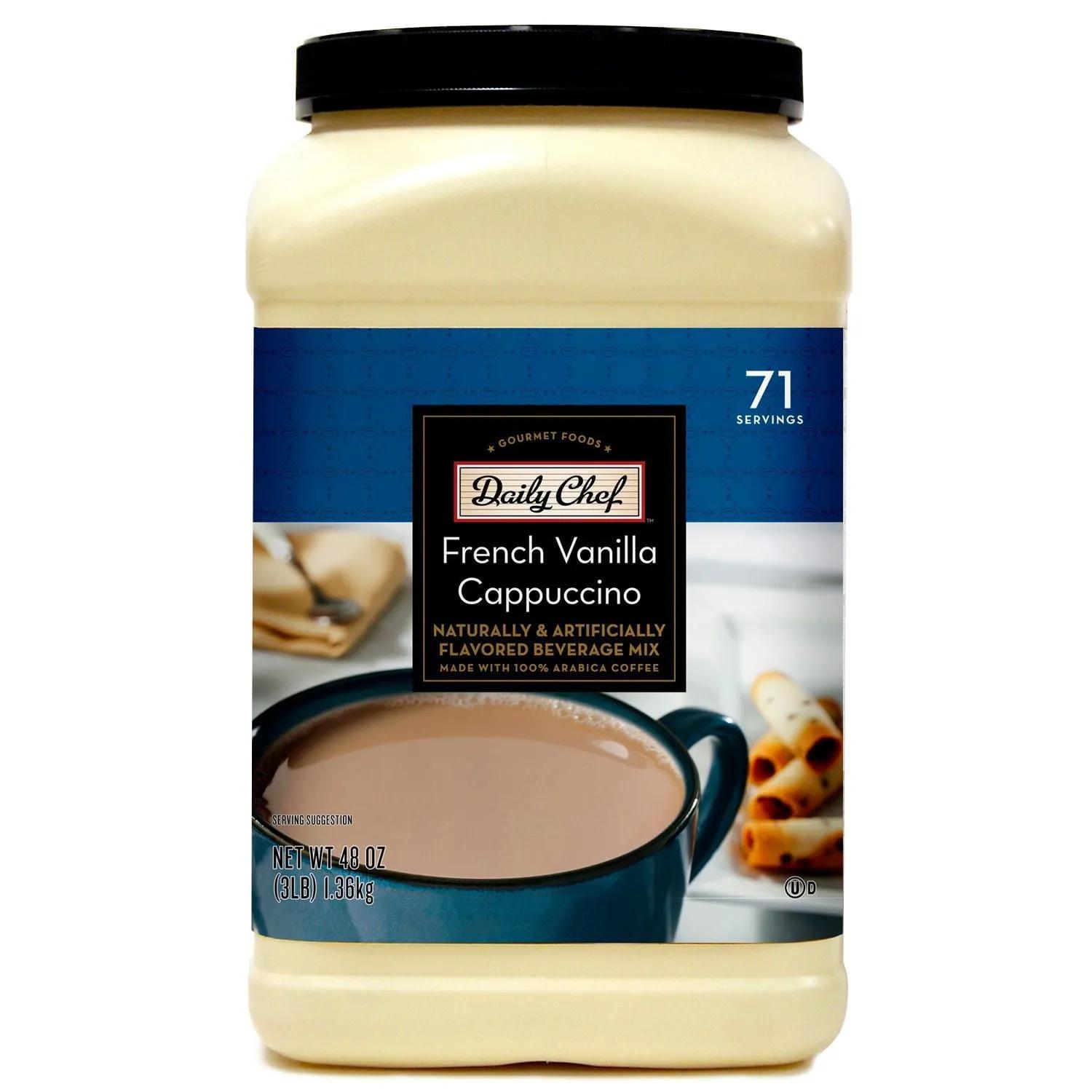 Daily Chef French Vanilla Cappuccino 48 oz.(72 Servings) - Walmart.com