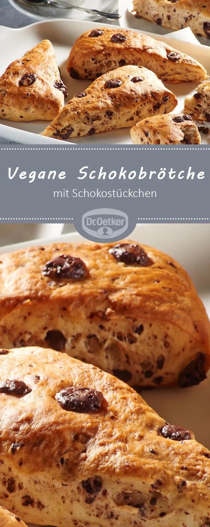 Vegane Schokobrötchen | Rezept | Vegan backen, Vegane leckereien ...