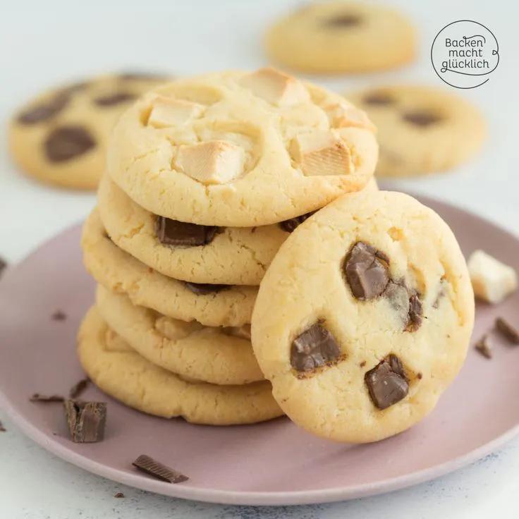 Die besten Chocolate Chip Cookies (ohne Ei) | Rezept | Cookies backen ...