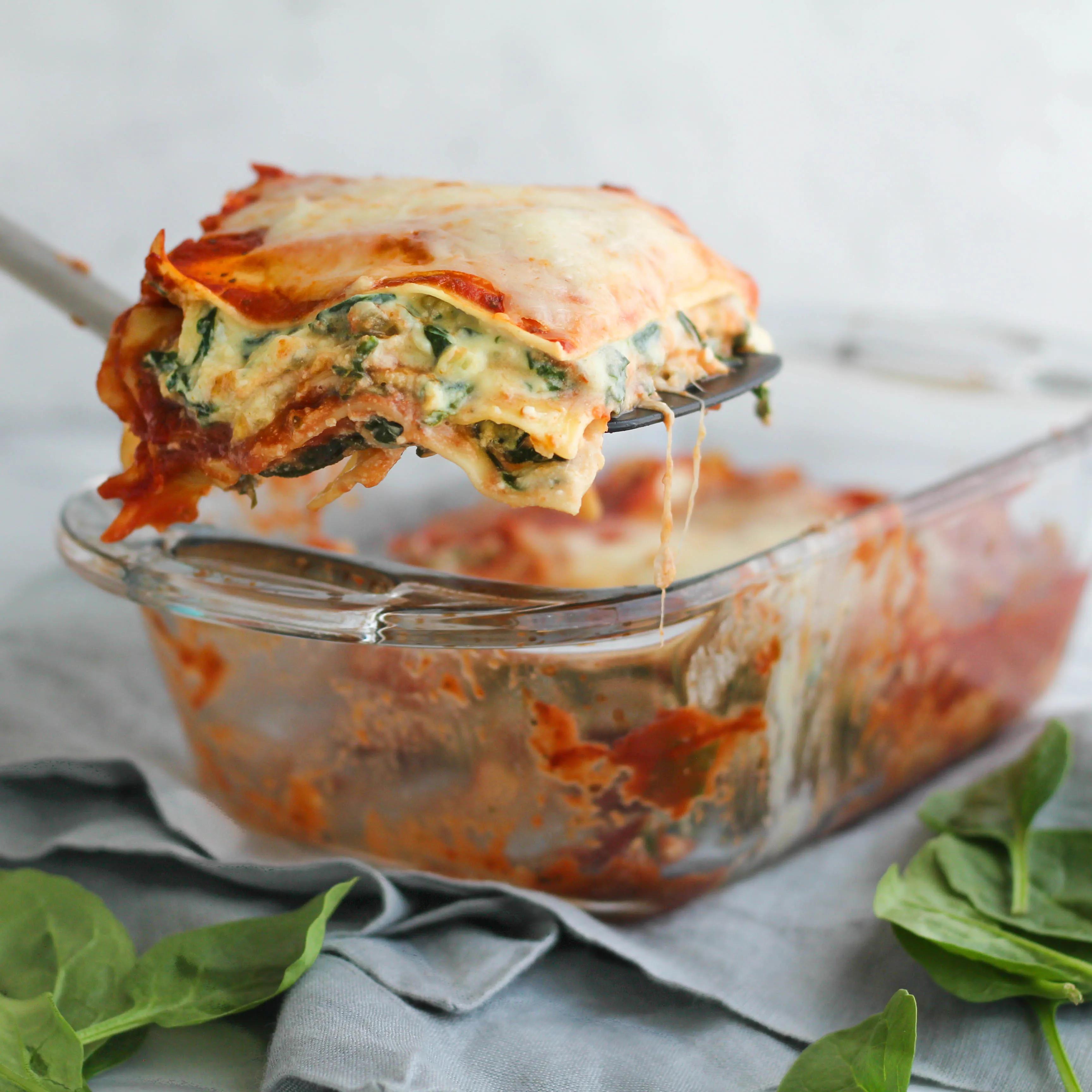 spinach lasagna-1 - Zen &amp; Spice