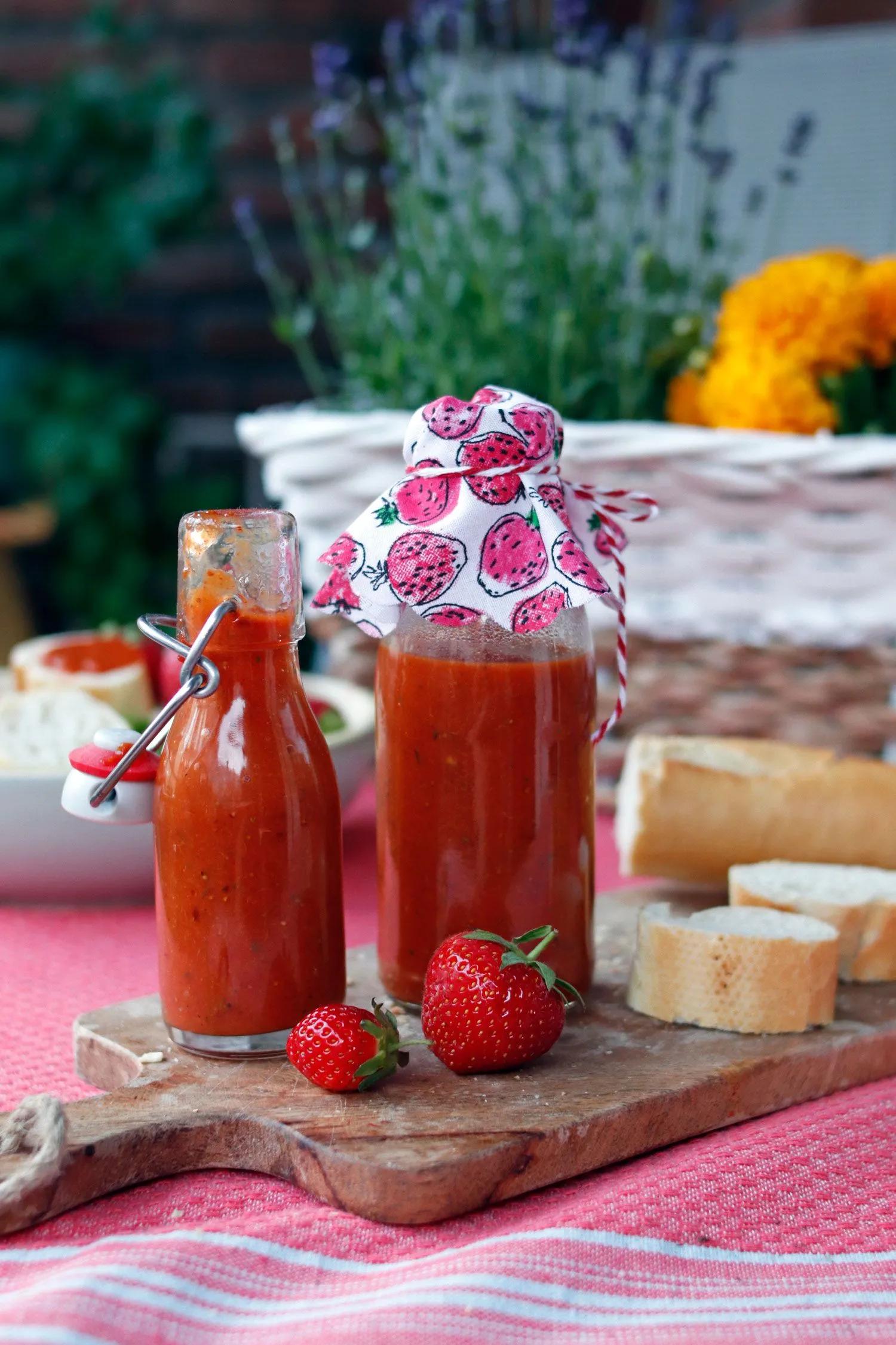 Rezept Erdbeerketchup mit Chilinote selber machen | Rezept | Erdbeeren ...
