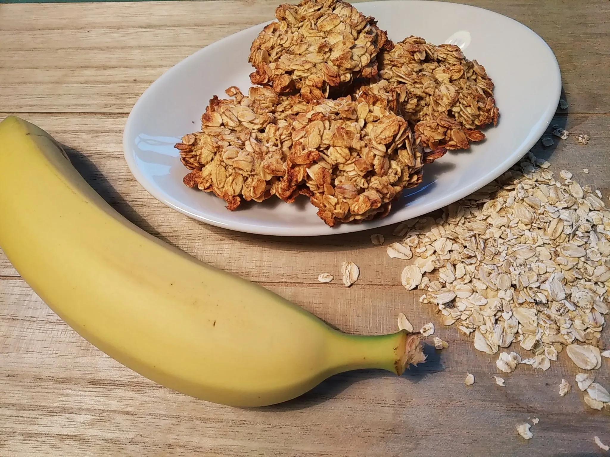 Haferflocken-Bananen Kekse ohne Zucker (Hafloba) - Muddis kochen
