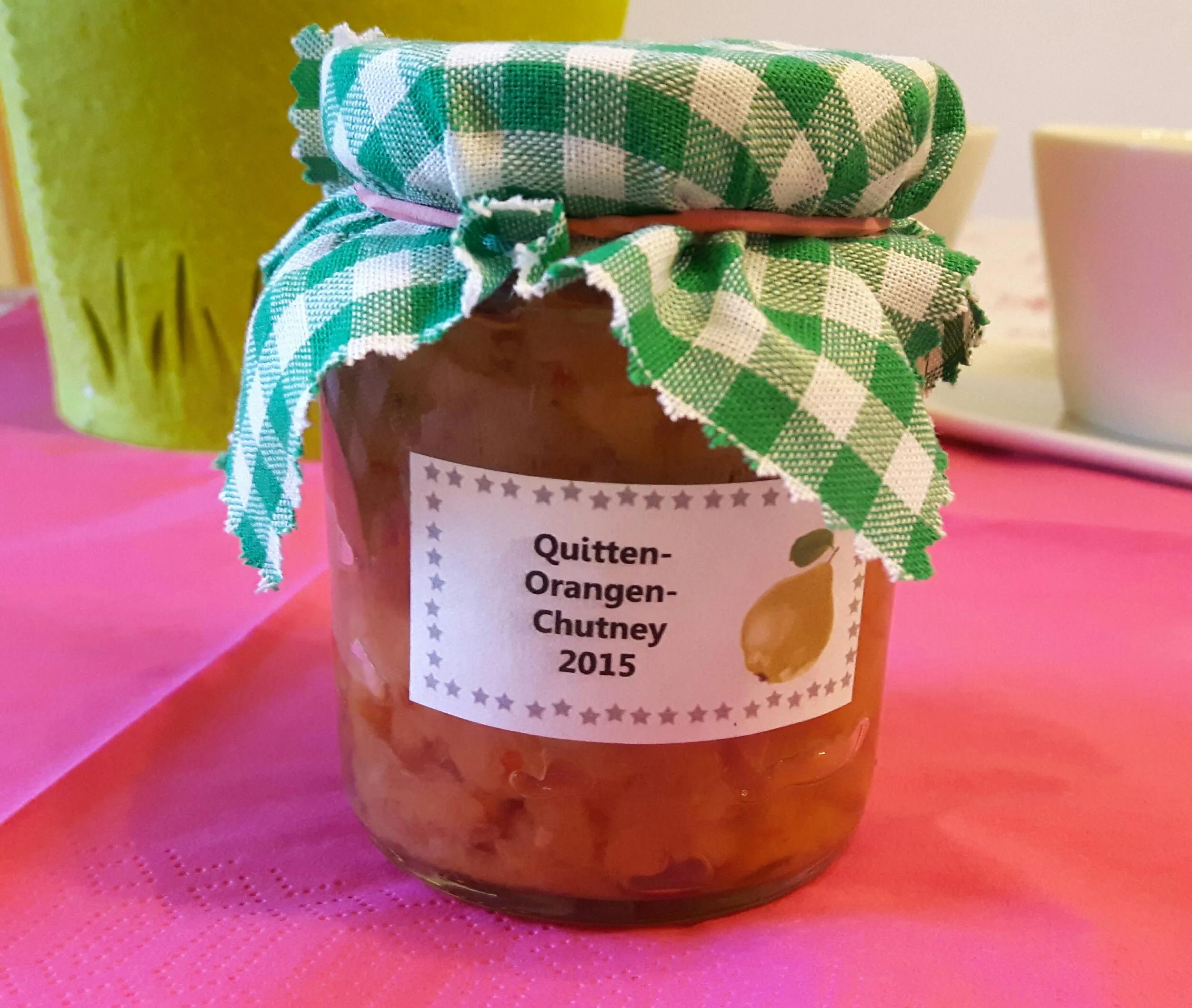 {kochen} Quitten-Orangen-Chutney