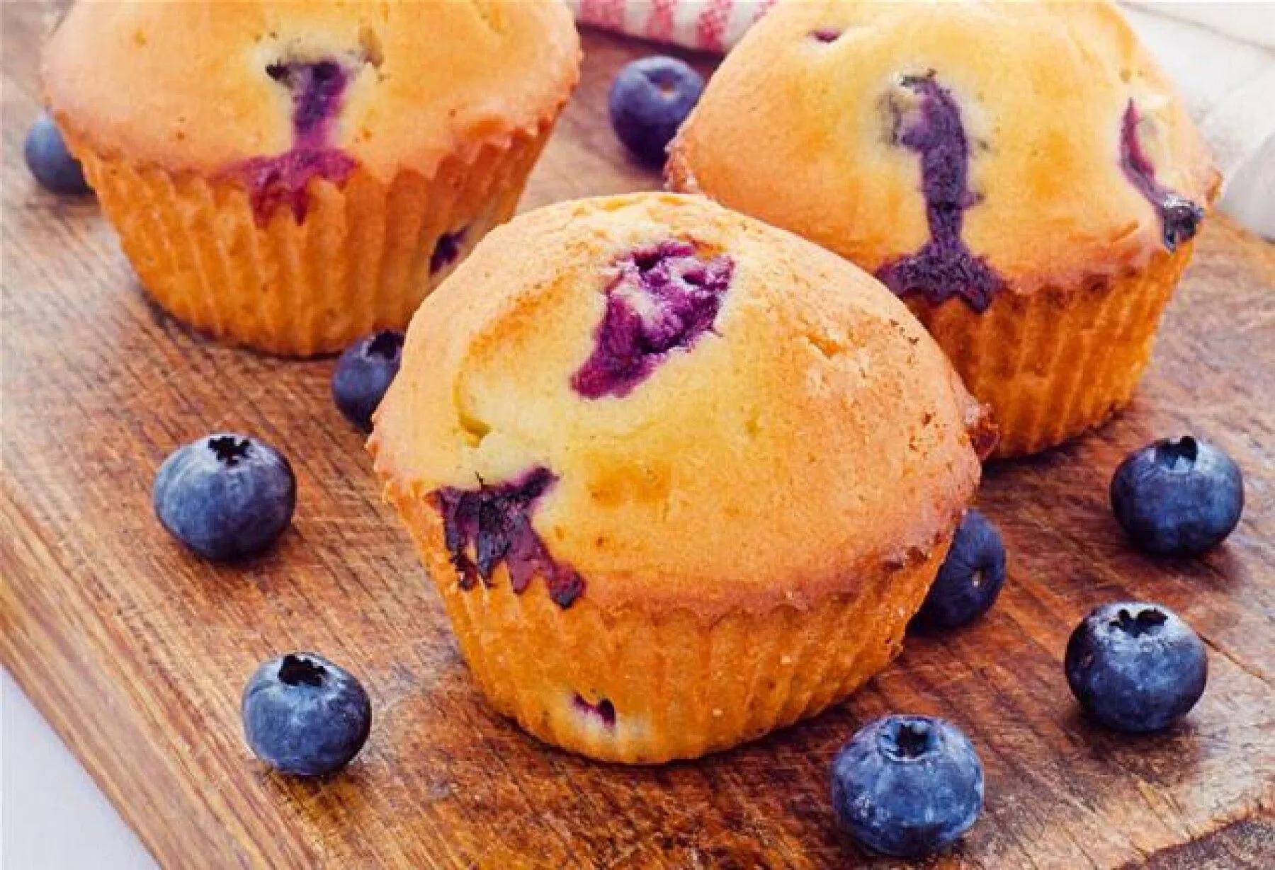 Muffins myrtilles