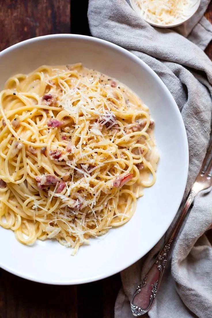 Einfache Spaghetti Carbonara (20 Minuten!) - Kochkarussell | Rezept ...