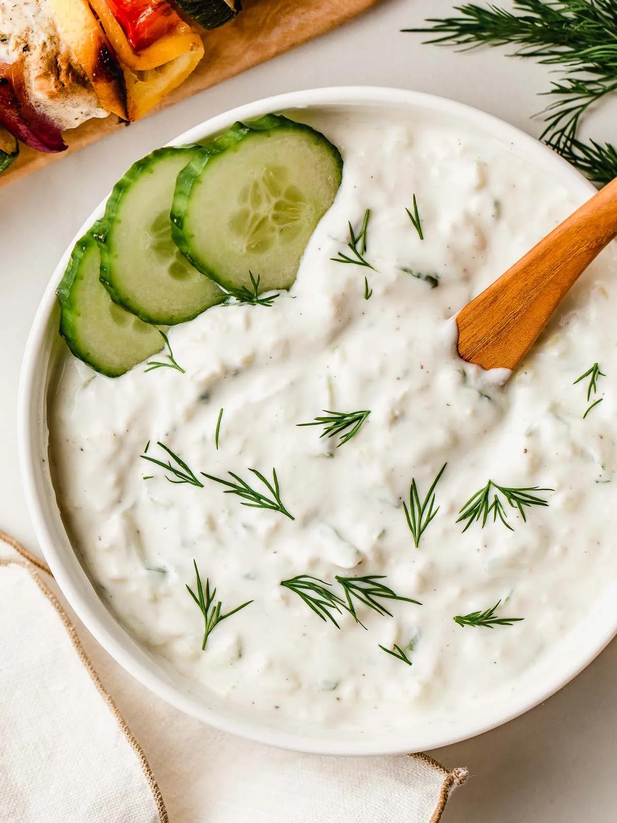 The Best The Best Tzatziki! (Authentic) | Amy in the Kitchen