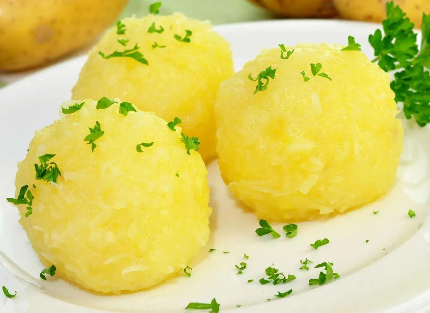 Kartoffelknödel mit #Petersilie schnell und einfach selber machen ...