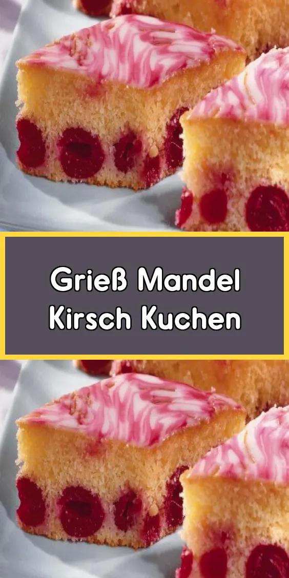 Grieß Mandel Kirsch Kuchen | Desserts, Mini cheesecake, Food