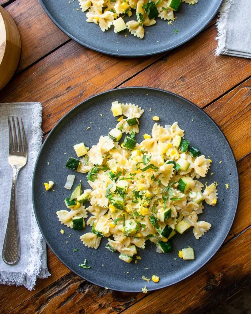 Farfalle with Zucchini | Blue Jean Chef - Meredith Laurence