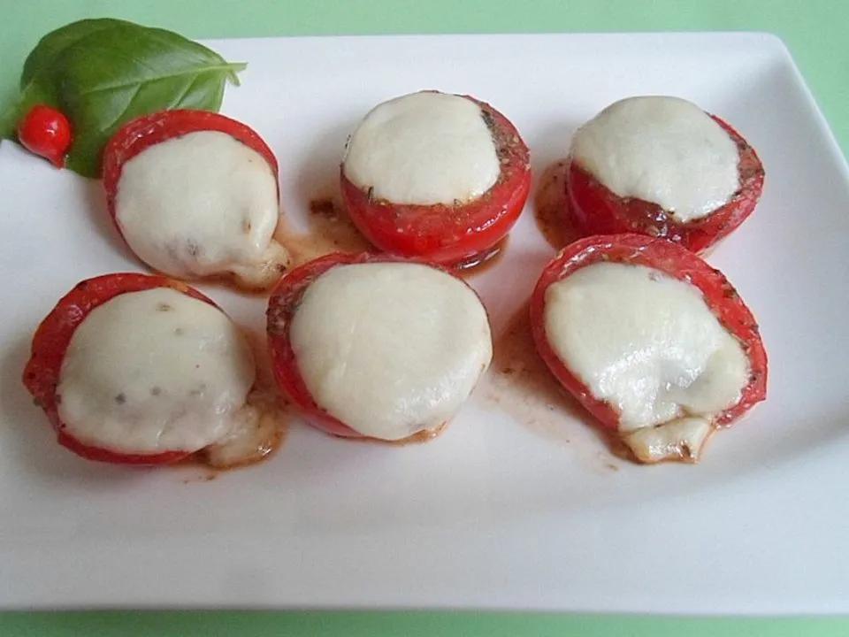 Überbackene Tomaten mit Mozzarella von LaraHocke | Chefkoch