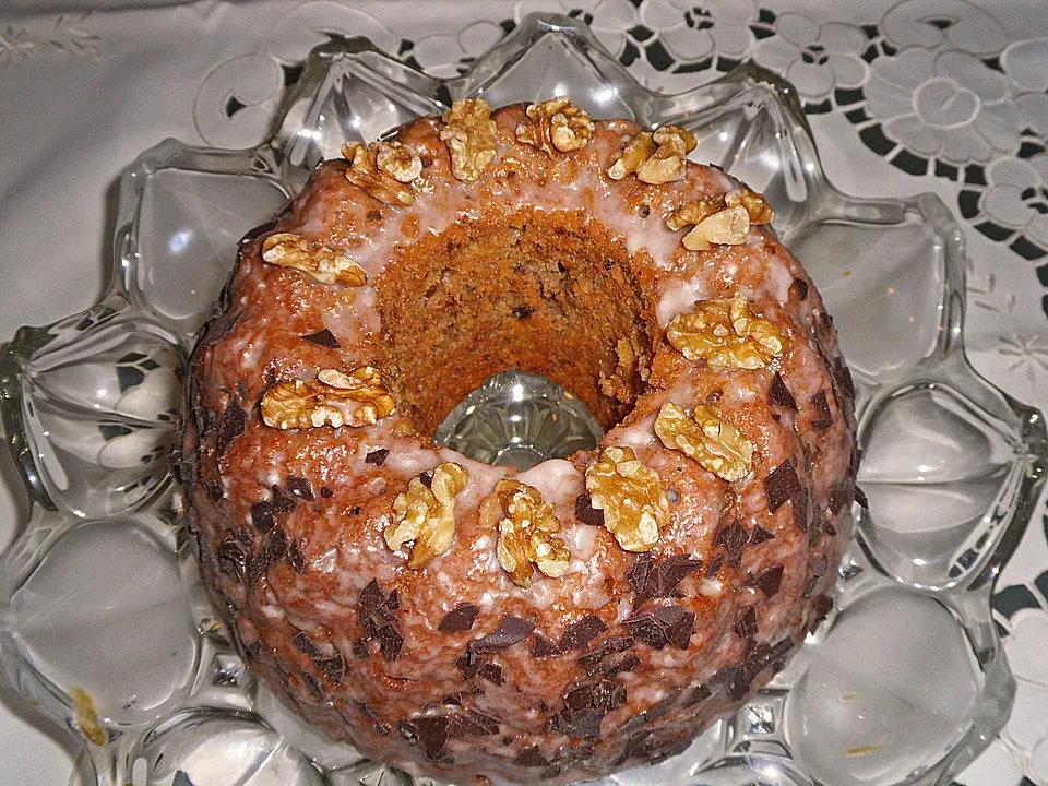 Apfel - Walnuss - Kuchen von myram| Chefkoch