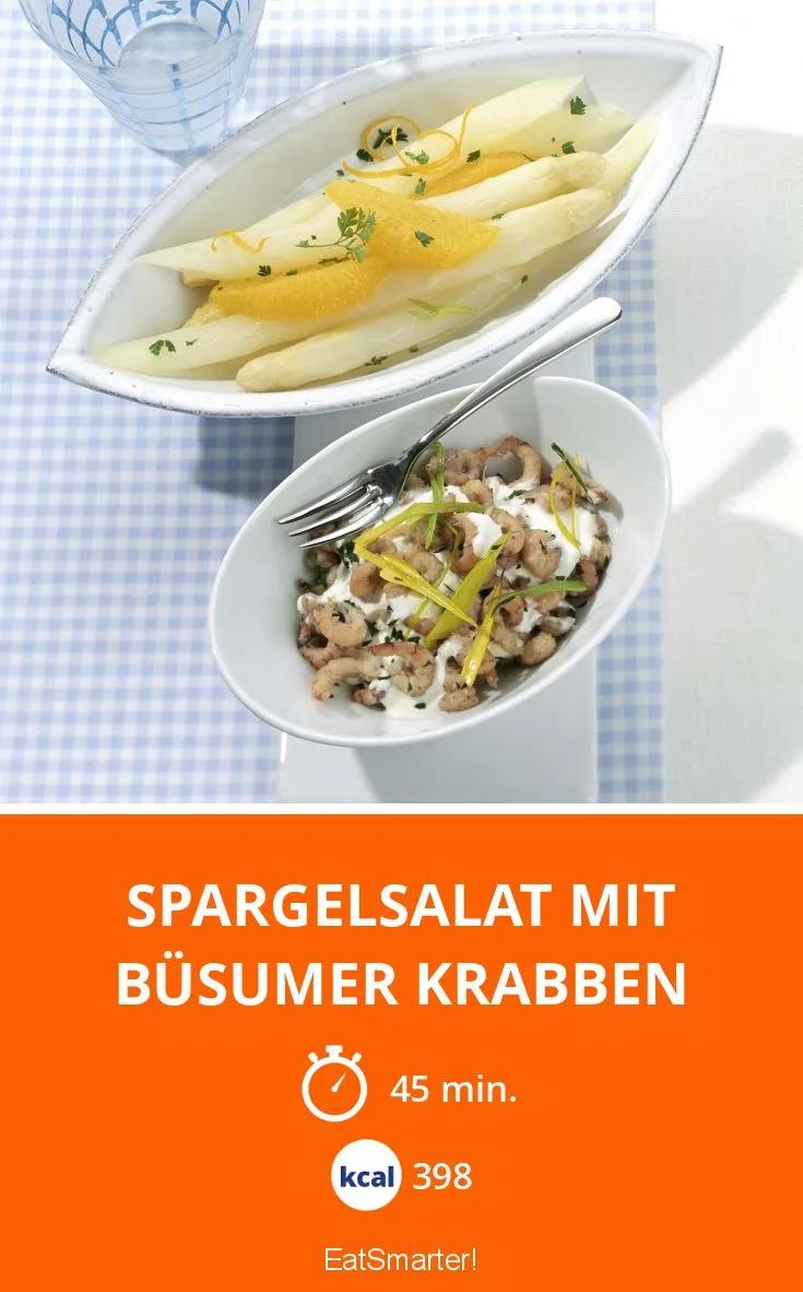 Spargelsalat mit Büsumer Krabben Rezept | EAT SMARTER