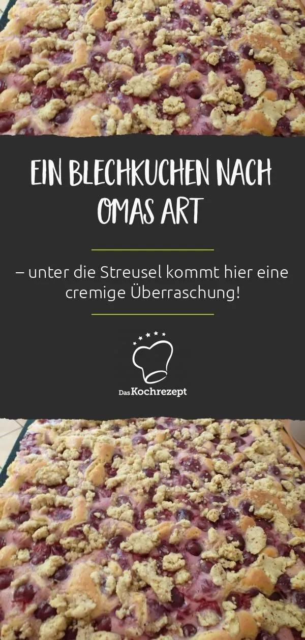 Ein Blechkuchen nach Omas Art | DasKochrezept.de – Kochrezepte ...