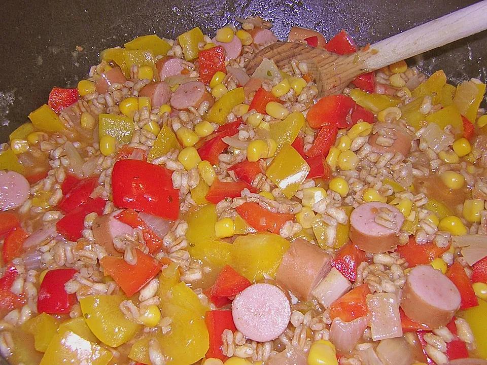 Bunte Ebly - Pfanne (Rezept mit Bild) von lmo | Chefkoch.de