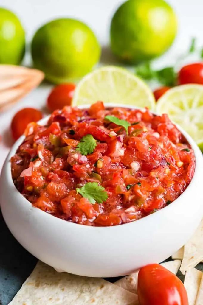 Aromatische mexikanische Salsa Sauce - Eine Prise Lecker