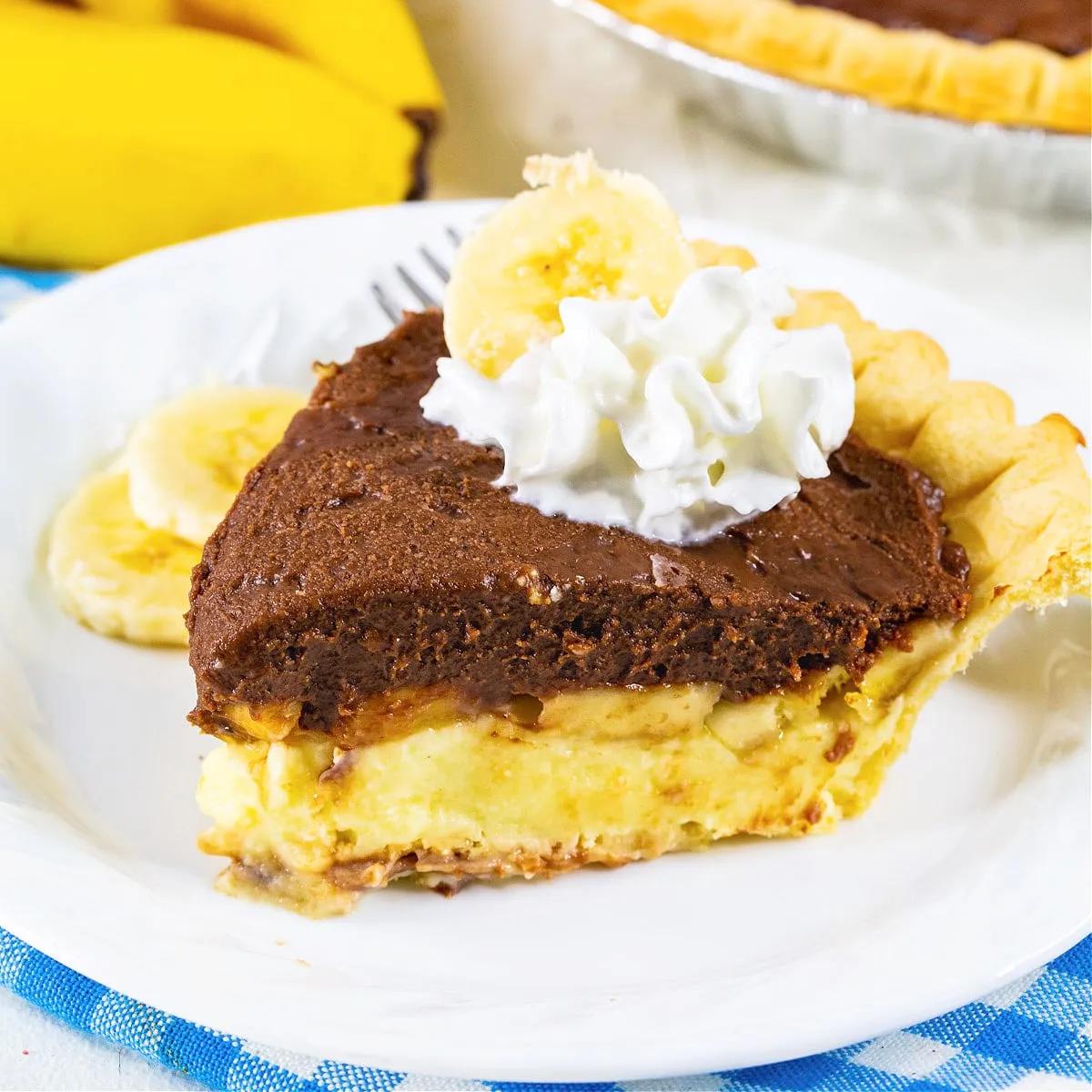 Chocolate Banana Cream Pie - Spicy Southern Kitchen