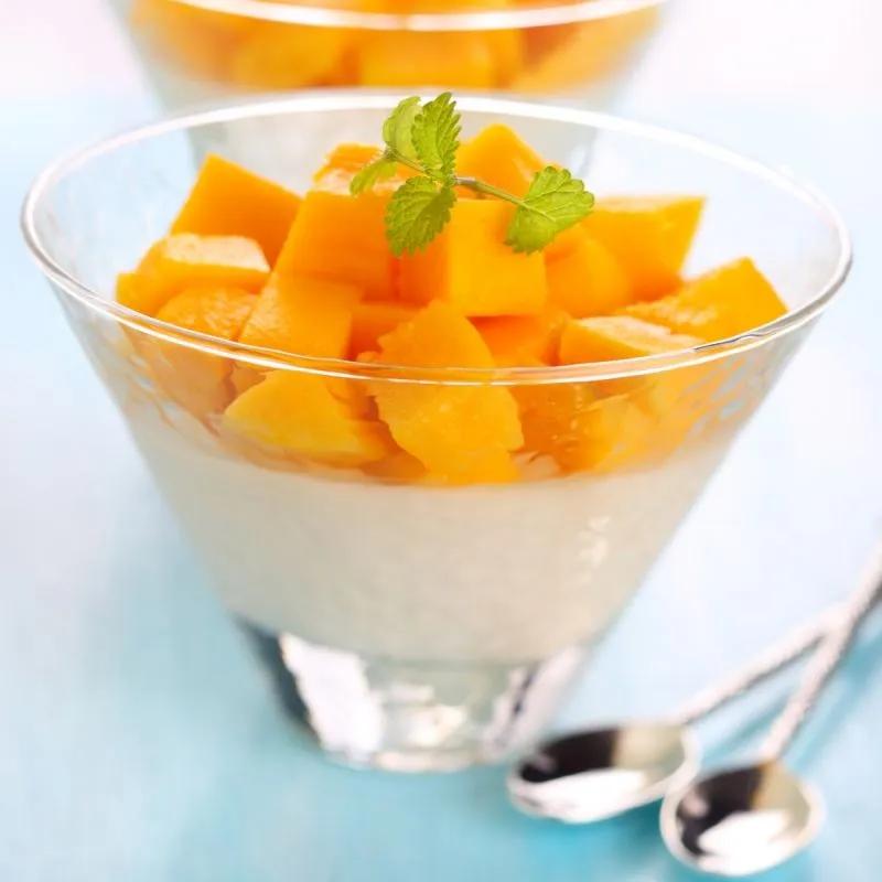Mango-Kokos-Dessert | Rezept | Mango rezepte, Rezeptideen, Mango desserts