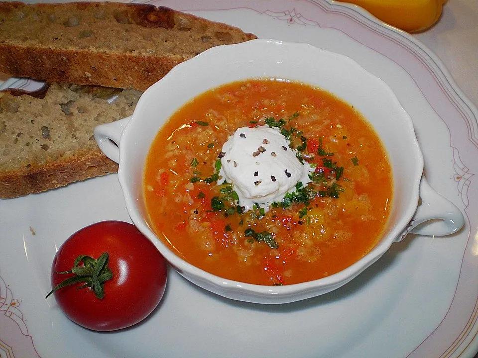 Paprika - Grünkern - Suppe von Safaro | Chefkoch