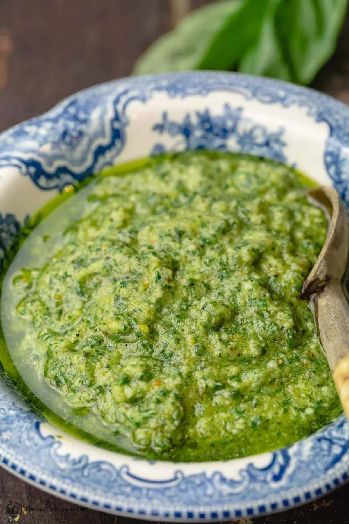How to Make the Best Basil Pesto (Recipe &amp; Tips) | The Mediterranean dish